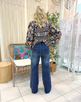 Vintage Wide Leg Jeans Dark