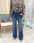 Vintage Wide Leg Jeans Dark