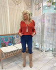 Suka Skinny Pleaded Leg Jeans Dark