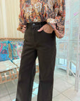 Suka Wide Leg Jeans Brown