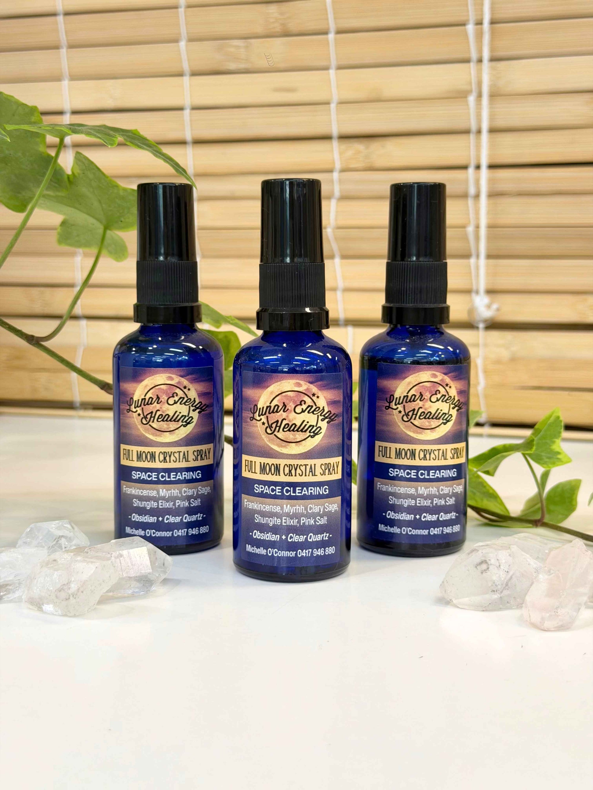 Full Moon Crystal Spray SPACE CLEARING