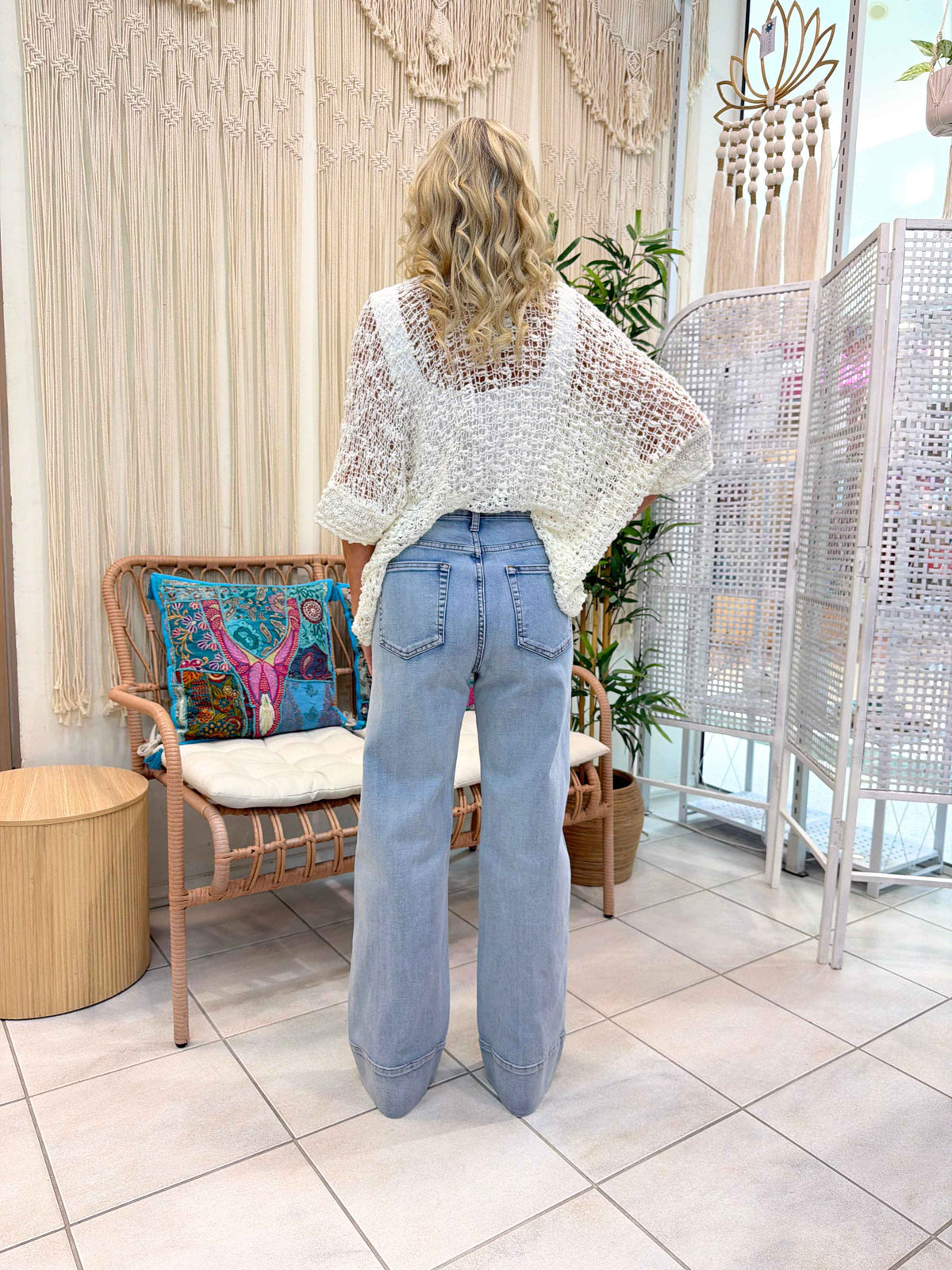 Suka Wide Leg Jeans Light Wash