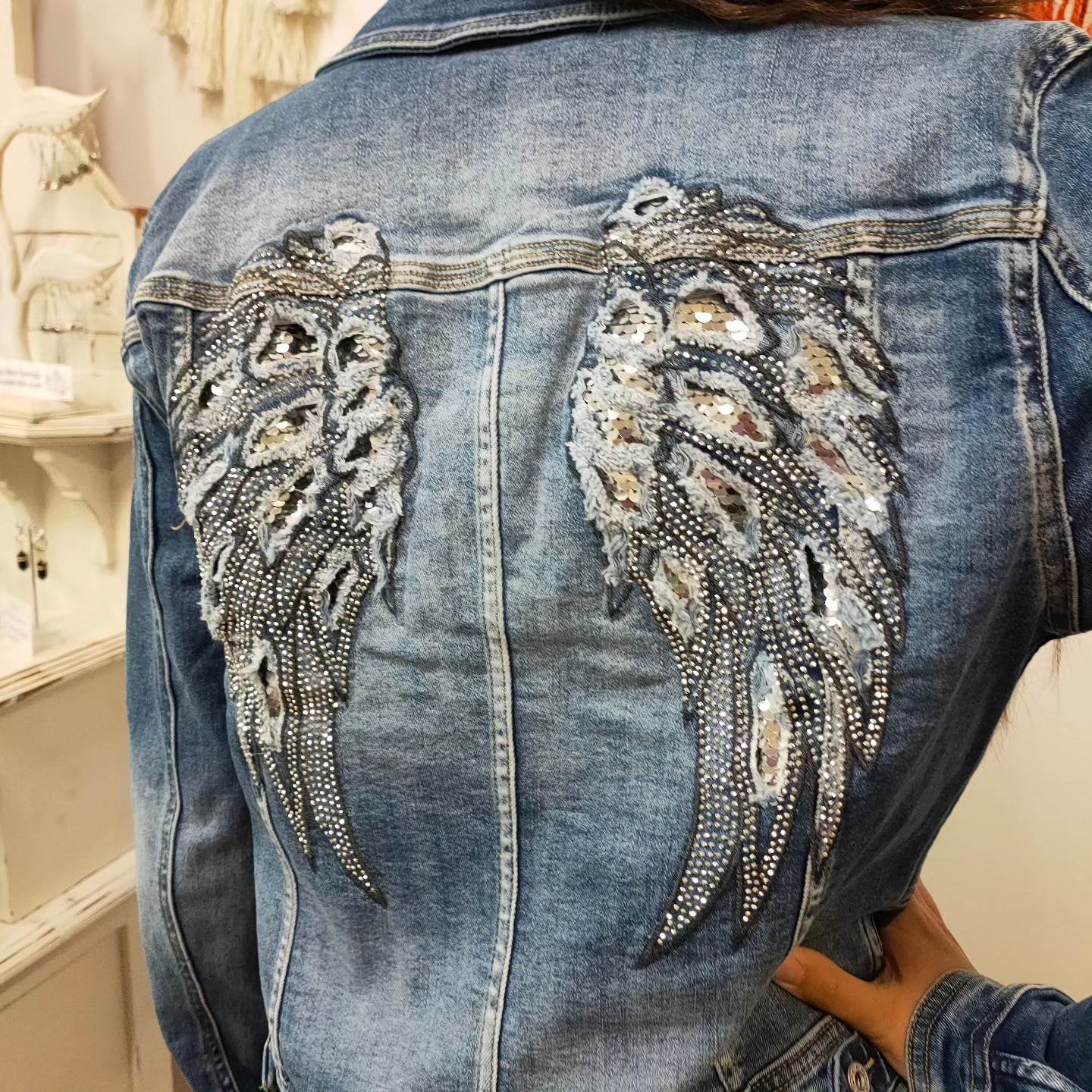 Denim Angel Wing Jacket – SOLD OUT – Suka Designs